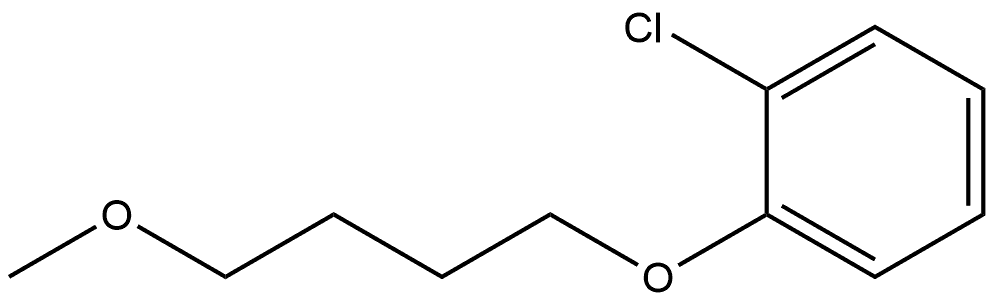 1-Chloro-2-(4-methoxybutoxy)benzene Structure