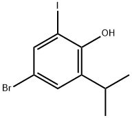 4-Bromo-2-iodo-6-isopropylphenol Structure