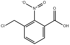 Benzoic acid, 3-(chloromethyl)-2-nitro- 구조식 이미지