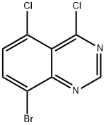 Quinazoline, 8-bromo-4,5-dichloro- Structure