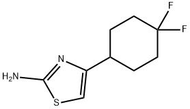 4-(4,4-difluorocyclohexyl)-1,3-thiazol-2-amine Structure