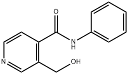 4-Pyridinecarboxamide, 3-(hydroxymethyl)-N-phenyl- Structure