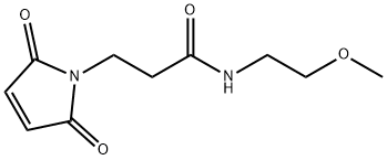 m-PEG1-Mal Structure