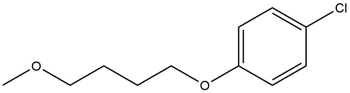 1-Chloro-4-(4-methoxybutoxy)benzene Structure