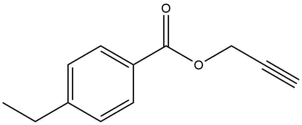 2-Propyn-1-yl 4-ethylbenzoate Structure