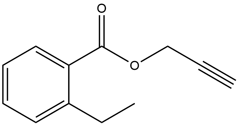 2-Propyn-1-yl 2-ethylbenzoate Structure