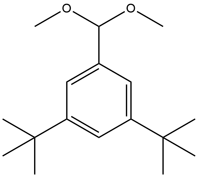 1-(Dimethoxymethyl)-3,5-bis(1,1-dimethylethyl)benzene Structure