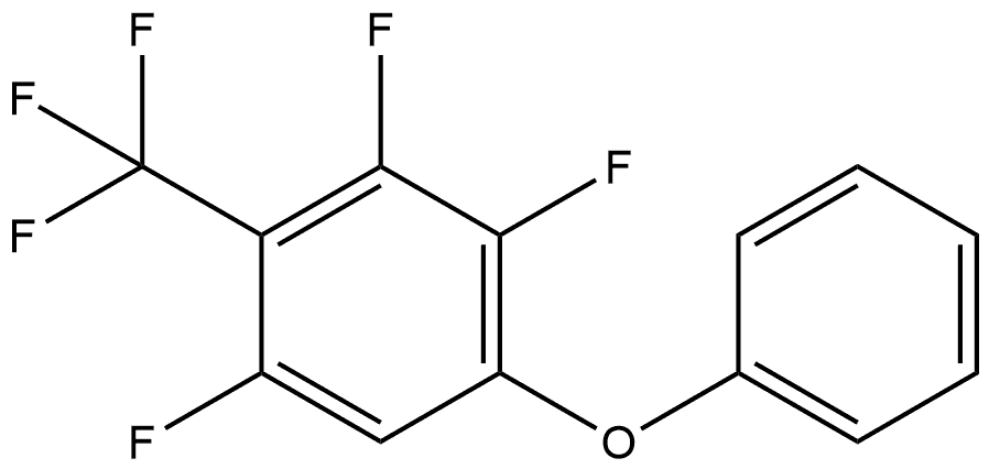 1,3,4-Trifluoro-5-phenoxy-2-(trifluoromethyl)benzene Structure