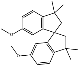 1,1'-Spirobi[1H-indene], 2,2',3,3'-tetrahydro-6,6'-dimethoxy-3,3,3',3'-tetramethyl- Structure