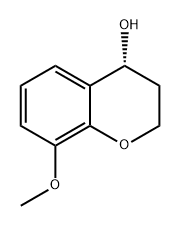 2H-1-Benzopyran-4-ol, 3,4-dihydro-8-methoxy-, (4R)- Structure