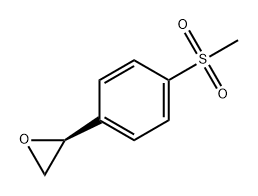 Oxirane, 2-[4-(methylsulfonyl)phenyl]-, (2S)- Structure