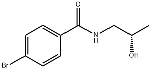 Benzamide, 4-bromo-N-[(2S)-2-hydroxypropyl]- Structure