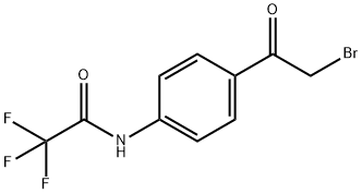 Acetamide, N-[4-(2-bromoacetyl)phenyl]-2,2,2-trifluoro- 구조식 이미지