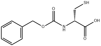 D-Cysteine, N-[(phenylmethoxy)carbonyl]- Structure