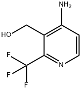 3-Pyridinemethanol, 4-amino-2-(trifluoromethyl)- Structure