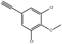 1,3-dichloro-5-ethynyl-2-methoxybenzene Structure