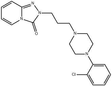 1,2,4-Triazolo[4,3-a]pyridin-3(2H)-one, 2-[3-[4-(2-chlorophenyl)-1-piperazinyl]propyl]- Structure