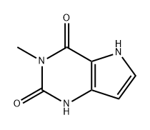 1H-Pyrrolo[3,2-d]pyrimidine-2,4(3H,5H)-dione, 3-methyl- 구조식 이미지