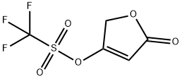 Methanesulfonic acid, 1,1,1-trifluoro-, 2,5-dihydro-5-oxo-3-furanyl ester Structure