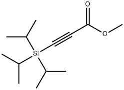 2-Propynoic acid, 3-[tris(1-methylethyl)silyl]-, methyl ester Structure