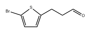 3-(5-Bromothiophen-2-yl)propanal Structure