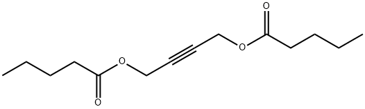 Pentanoic acid, 2-butyne-1,4-diyl ester (9CI) Structure