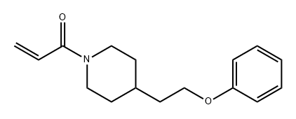 2-Propen-1-one, 1-[4-(2-phenoxyethyl)-1-piperidinyl]- Structure