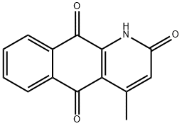 Benzo[g]quinoline-2,5,10(1H)-trione, 4-methyl- 구조식 이미지