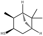 Bicyclo[3.1.1]heptane-3-thiol, 2,6,6-trimethyl-, (1S,2S,3R,5R)- Structure