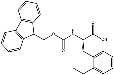 2-Ethyl-N-[(9H-fluoren-9-ylmethoxy)carbonyl]phenylalanine Structure