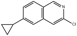Isoquinoline, 3-chloro-6-cyclopropyl- 구조식 이미지