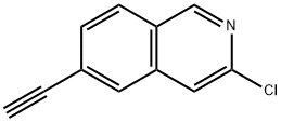 3-Chloro-6-ethynylisoquinoline 구조식 이미지