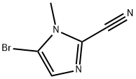 1H-Imidazole-2-carbonitrile, 5-bromo-1-methyl- Structure