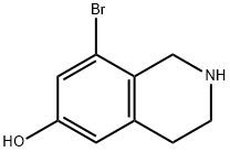 6-Isoquinolinol, 8-bromo-1,2,3,4-tetrahydro- Structure