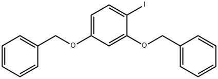 Benzene, 1-iodo-2,4-bis(phenylmethoxy)- Structure