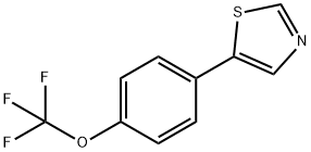 5-[4-(trifluoromethoxy)phenyl]-1,3-thiazole Structure