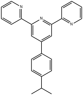 2,2':6',2''-Terpyridine, 4'-[4-(1-methylethyl)phenyl]- (9CI) Structure