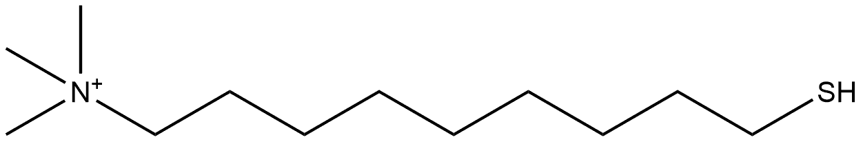 9-Mercapto-N,N,N-trimethyl-1-nonanaminium Structure