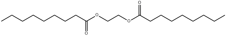 Nonanoic acid, 1,1'-(1,2-ethanediyl) ester Structure