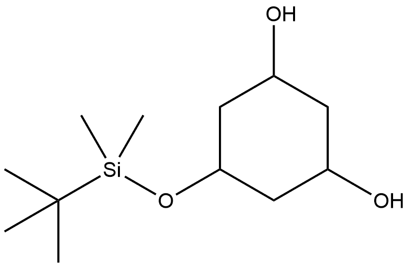 5-[[(1,1-Dimethylethyl)dimethylsilyl]oxy]-1,3-cyclohexanediol Structure