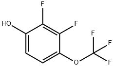 2,3-Difluoro-4-(trifluoromethoxy)phenol Structure