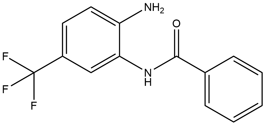 N-[2-Amino-5-(trifluoromethyl)phenyl]benzamide Structure