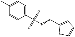 Benzenesulfonamide, 4-methyl-N-(2-thienylmethylene)- Structure