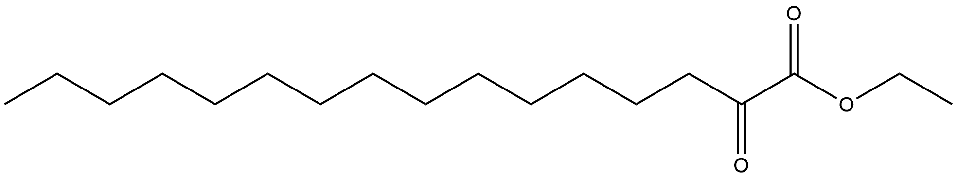 ethyl 2-oxohexaadecanoate Structure