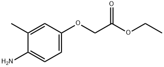 Acetic acid, 2-(4-amino-3-methylphenoxy)-, ethyl ester Structure