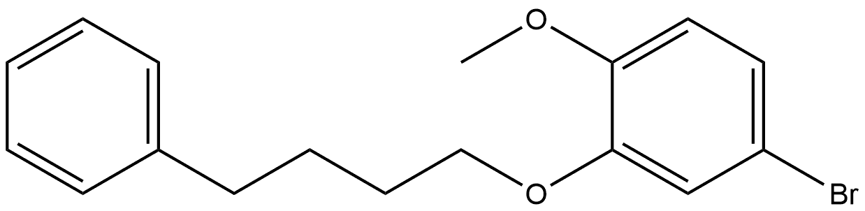 4-bromo-2-(4-phenylbutoxy)anisole Structure