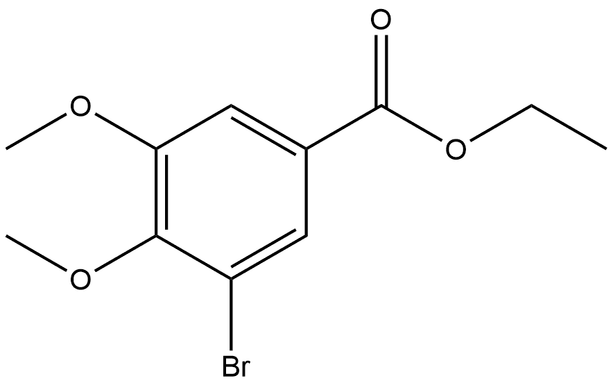 Ethyl 3-bromo-4,5-dimethoxybenzoate Structure