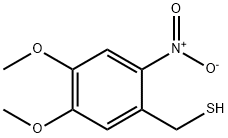 Benzenemethanethiol, 4,5-dimethoxy-2-nitro- Structure