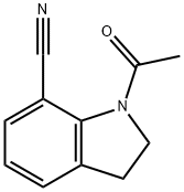 1-Acetylindoline-7-carbonitrile 구조식 이미지