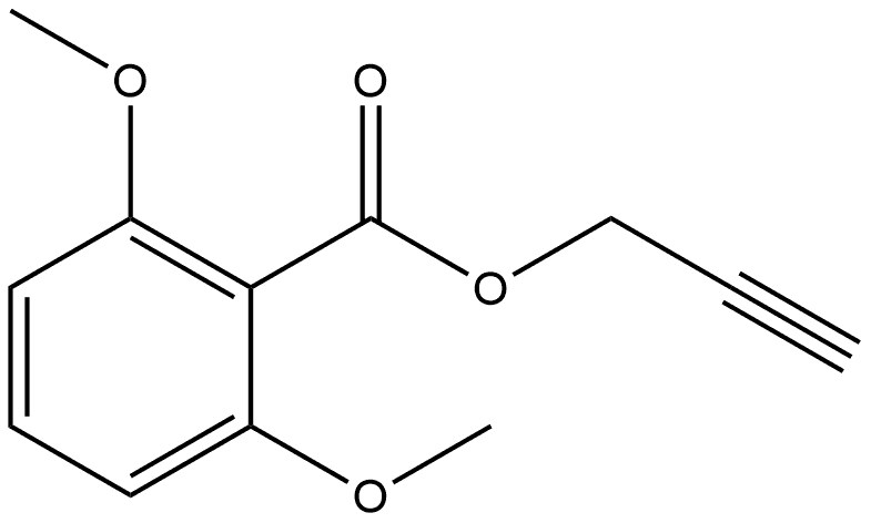 2-Propyn-1-yl 2,6-dimethoxybenzoate Structure